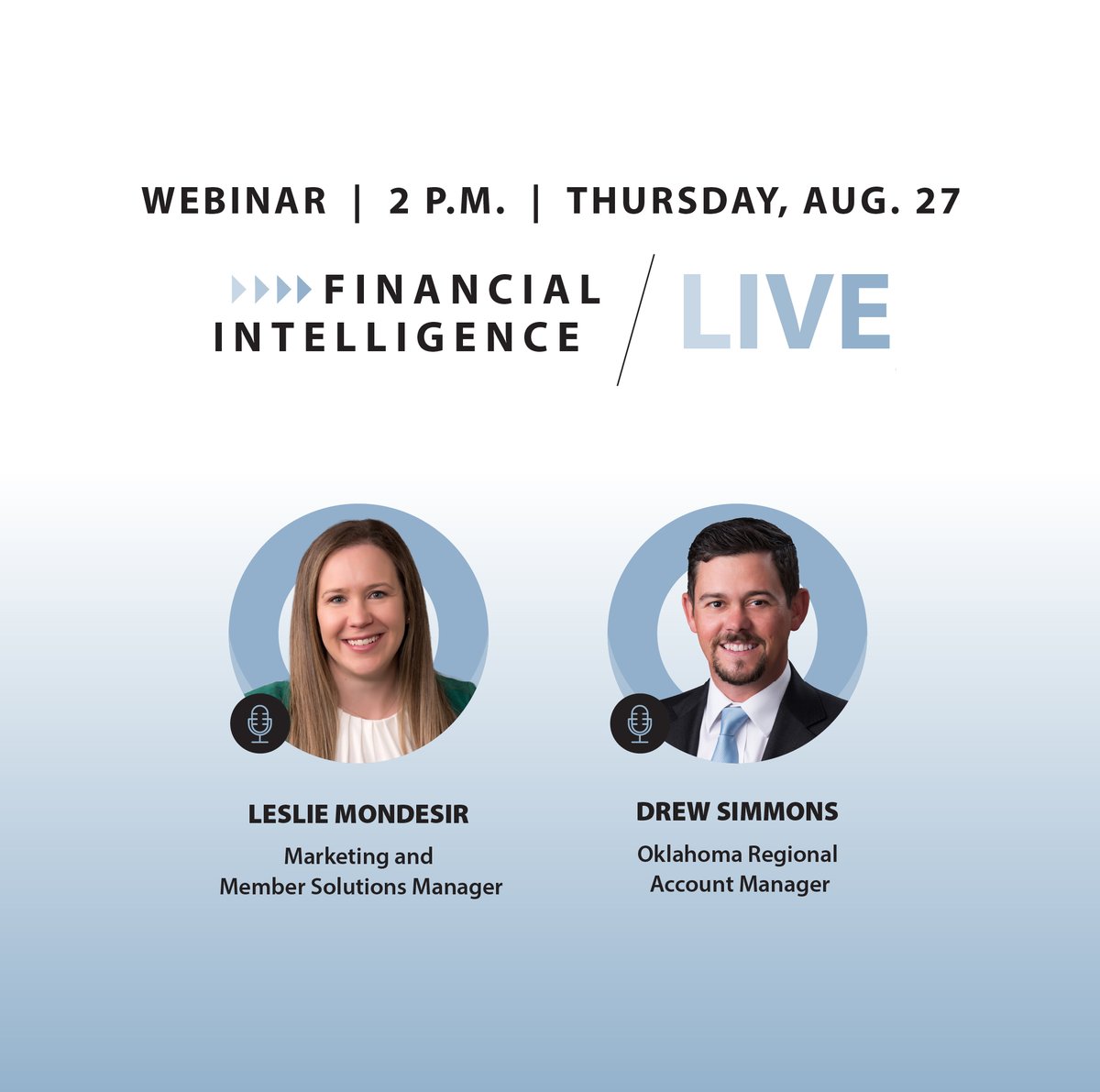 FHLBankTopeka's tweet photo. Get industry updates and FHLBank member trends along with a CPE credit when you attend our next Financial Intelligence Live webinar. Register for the livestream link. ⬇️
https://t.co/X3f7Ifk8qy https://t.co/5bTxCSR1qo