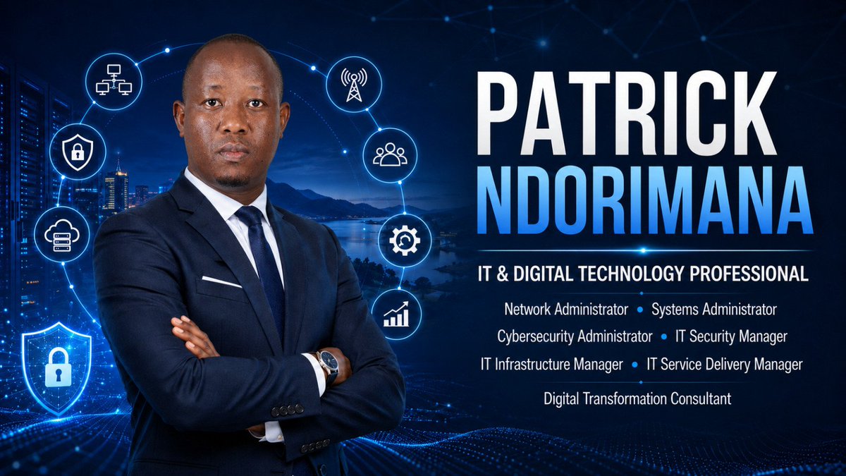 PATTHEBURUNDIAN's tweet photo. Vous cherchez un expert IT pour sécuriser, moderniser ou optimiser votre infrastructure informatique ?
Je mets mon expérience et mon expertise au service des entreprises, banques, ONG, institutions et organisations internationales, au #Burundi et à l’#international.

💻 Mes domaines d’intervention : 
• Administration Réseaux & Systèmes
• Cybersécurité & Sécurité IT
• Gestion des infrastructures IT
• IT Service Delivery & Support
• Transformation digitale
• Conseil et accompagnement technologique

🎯 Mon approche : des solutions fiables, sécurisées, adaptées au contexte et orientées résultats.

Disponible pour des consultances, missions, projets et collaborations professionnelles.

📩 Contactez-moi pour échanger sur vos besoins IT.

#Burundi #Bujumbura #IT #Cybersécurité #Cybersecurity #NetworkAdministration #DigitalTransformation #Technology #Consulting #InfrastructureIT