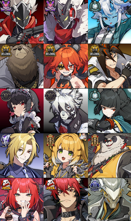 DripDrop022's tweet photo. Atwo has officially left the zzz team these are his designed characters this is so devastating https://t.co/pi2FMtV2c2