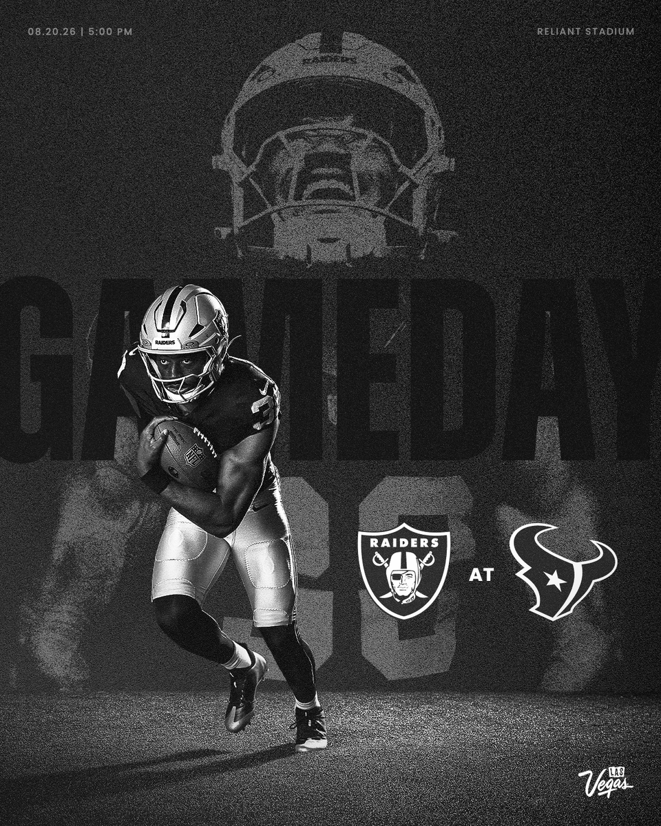 Raiders's tweet photo. No horsin' around 🫵

#LVvsHOU | 📺 ESPN https://t.co/W2BpNEnNXK