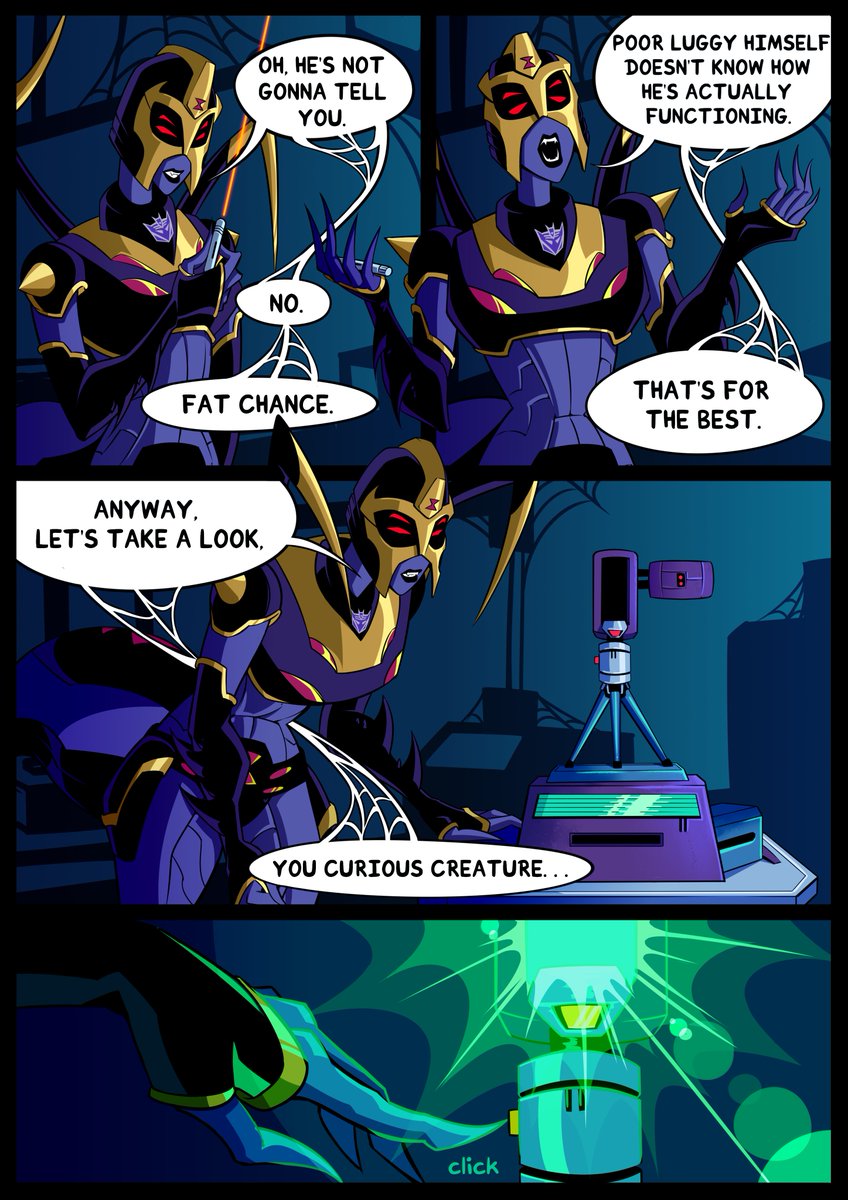 yos_yobos's tweet photo. Q: "How do you not explode yourself when your "button" detonates?"

1/2

#tfa #transformersanimated #transformers #lugnut #blackarachnia https://t.co/aVWzB0YPOs