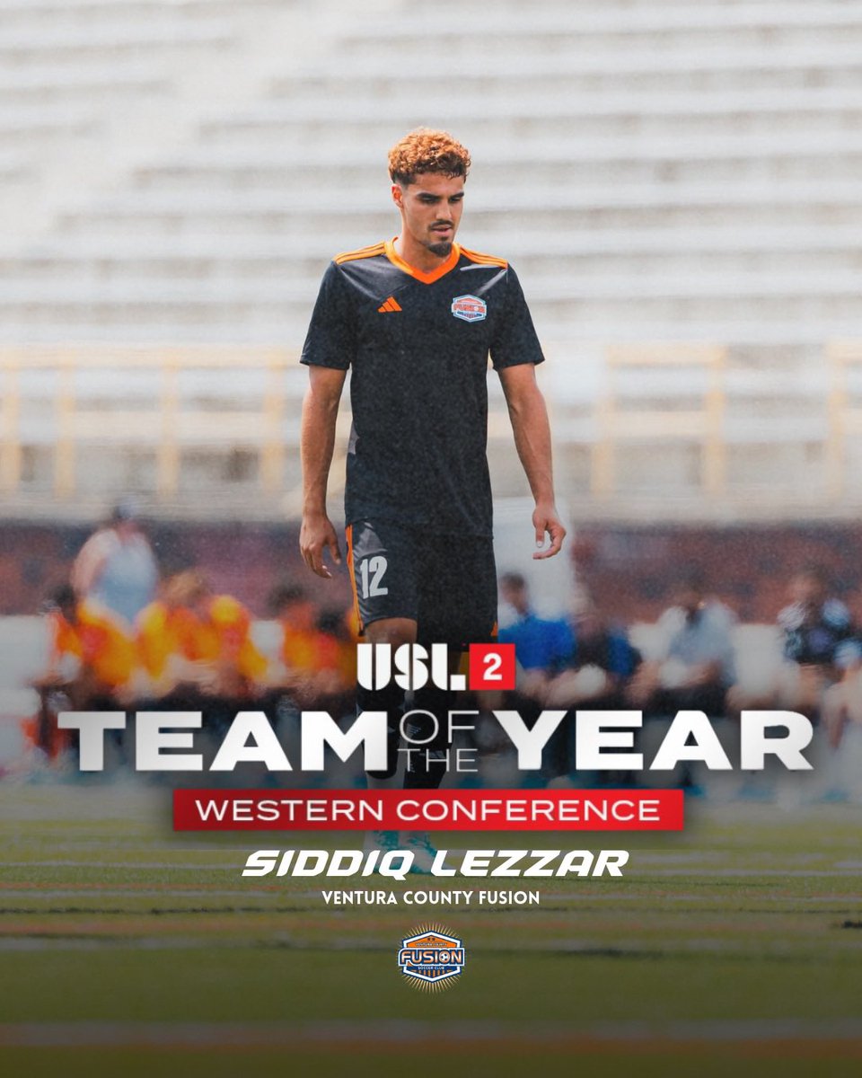 VCFusion's tweet photo. 🏆 2026 USL League Two Western Conference Team of the Year 🏆

Congratulations to Siddiq Lezzar and Miles Merritt on being named to the 2026 USL League Two Western Conference Team of the Year! 👏 https://t.co/v1ZUcKRKUQ