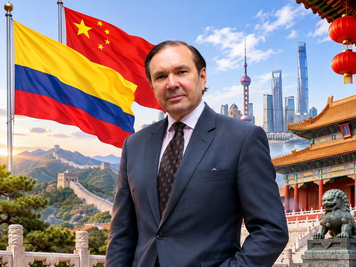 bluerevista's tweet photo. De Santa Marta a Pekín: @JuvenalInfante , nuevo embajador en China 
Santa Marta siempre ha sido una puerta abierta al mar, un punto de partida para mirar más allá del horizonte. Hoy, ese espíritu caribeño y global cobra un nuevo sentido con la posible llegada del economista samario Juvenal Infante a la Embajada de Colombia en China,
https://t.co/NeEP97huhf