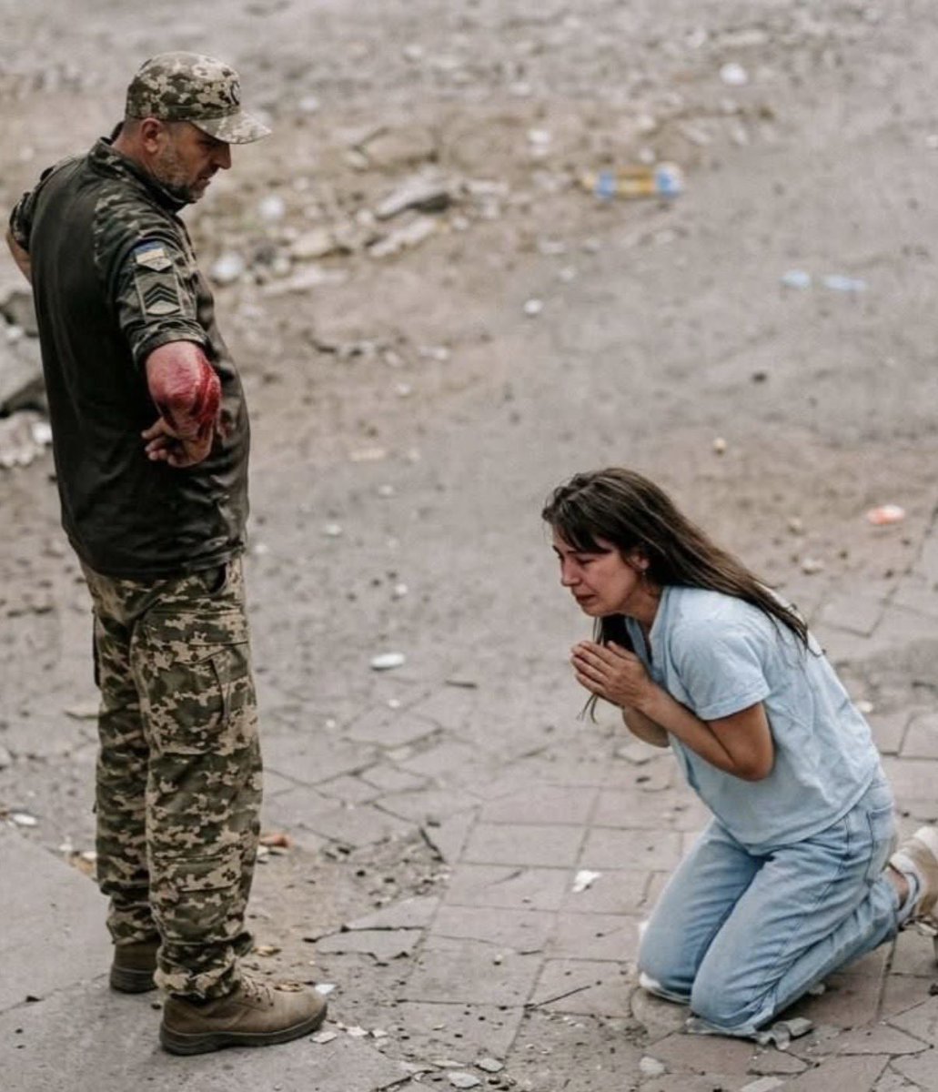 UniqueMongolia's tweet photo. 🇺🇦 The most democratic country in the world - Ukraine! 
Because freedom is deeply personal, a single picture of it looks different to everyone.
Btw, her husband was “voluntarily” sent to front despite her begging. My sincere condolences to the lady and her family 🙏 https://t.co/xvqKxUBw4r