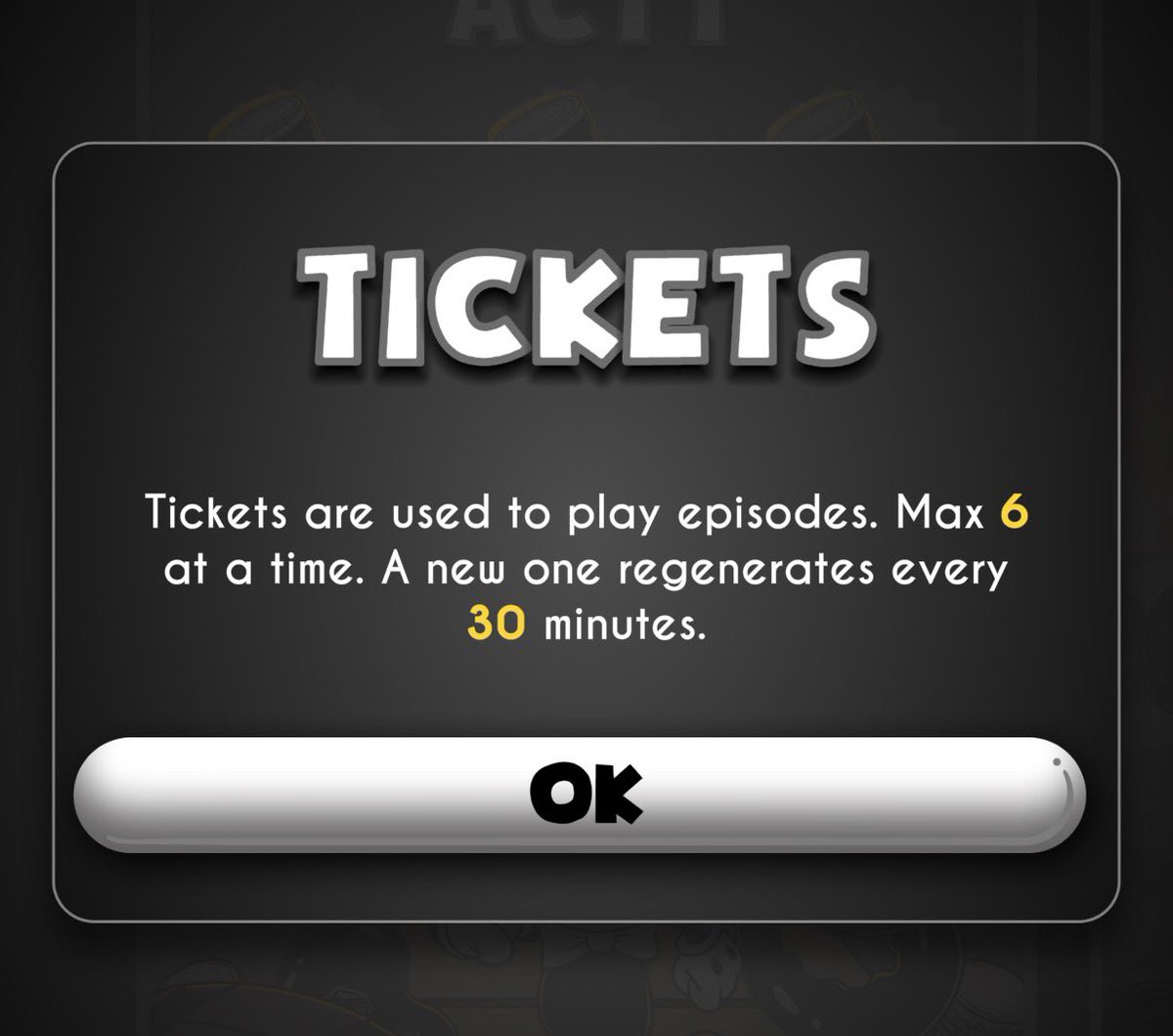 bumble_bbgun's tweet photo. Seeing a lot of complaints about this here ticket system so I gotta ask, what’s the point of having it?

Like I get the point is to punish players who mess up too many times but 30 MINUTES??? Make it like 5. Or better yet, get rid of it. It’s not needed. #BENDY https://t.co/00almjxsuT