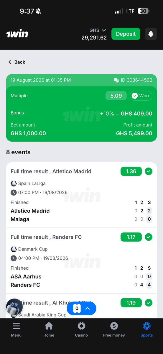 clementodds1's tweet photo. 5 ODDS ROLLOVER DAY 1 WON 

🎯 🇬🇭 GH¢100 → GH¢10,000…(3 DAYS)
🎯 🇳🇬 ₦10,000 → ₦1,000,000…(3 DAYS)

Start small. Roll over. Win daily. Grow steadily. 📈 https://t.co/JKDuUO8ZkE