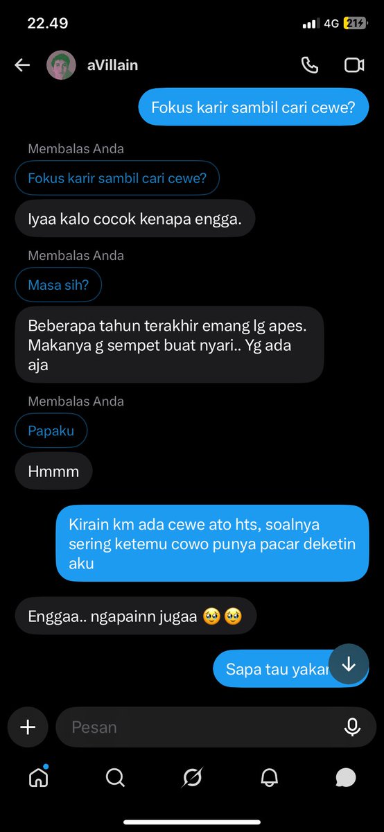 lagurusungu's tweet photo. @UdangKeduehfy Dm cewek sama sini, playing victim, jual kesedihan, ngaku jomblo buat dapetin perhatian.. eh gataunya udh punya pacar ya? Eh mana tuh 🤣 aduh kacau cowo kardus https://t.co/8jNCpxWefR
