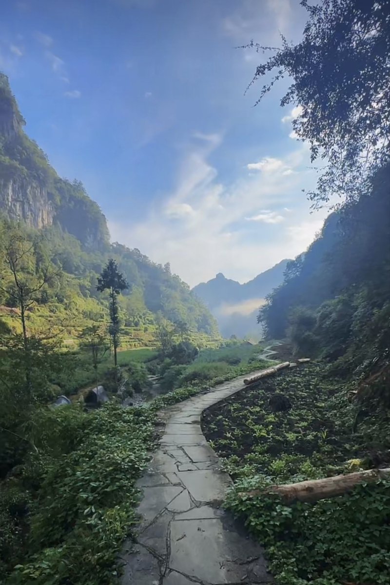 hippie02's tweet photo. Just wrapped up a 2-hour morning hike with fresh mountain air and sunrise views��best way to kick off the weekend!， https://t.co/cv2BZsX3b8