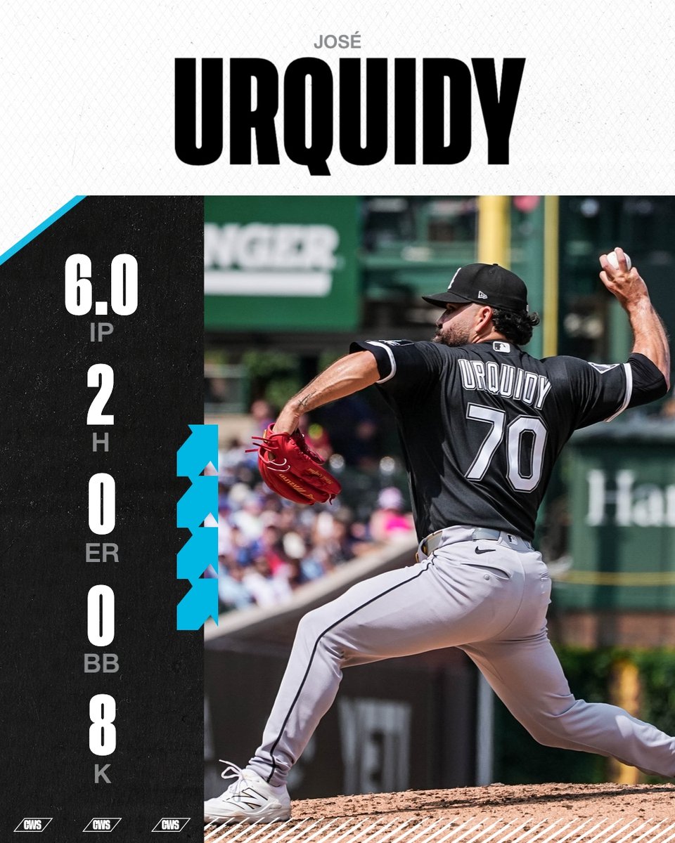 whitesox's tweet photo. dominant on the mound https://t.co/GI36Sqnszx