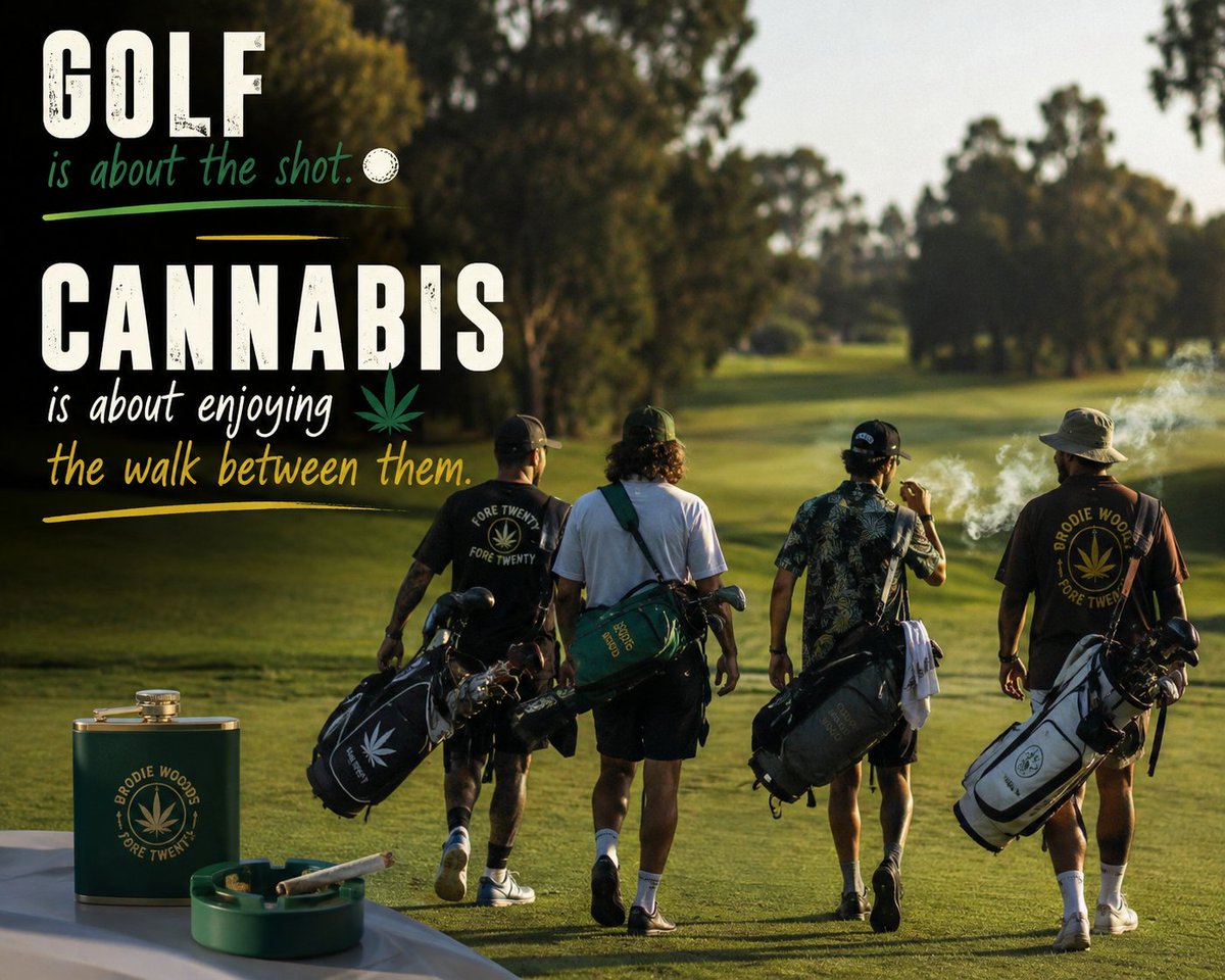 Foretwentyuser's tweet photo. Everyday and Every Hour is about #foretwenty 

#Cannabis can change how people approach the game.
Some #golfers say it helps them feel less tense or overthink their swing. Others enjoy the relaxed, creative mindset. https://t.co/3WQ8bLqmQo