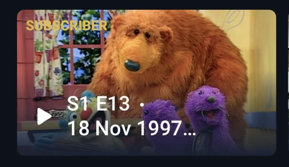 anthony56708's tweet photo. 8 out of 9 of the missing episodes of Bear in the big blue house found on international Disney plus. @DisneyPlus please add the episodes to US streaming ! #Disney #Disneyplus #Disneychannel #Playhousedisney #Bearinthebigbluehouse #Disneystreaming @Disney @mkfresh1 @WaltDisneyCo https://t.co/J1bKfPTYJU