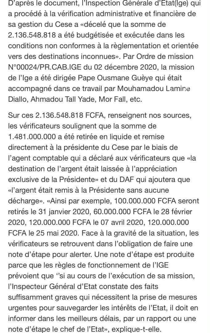 gueyeisop's tweet photo. Le président Bassirou Diomaye Faye a donné ordre au procureur du parquet financier de ne pas instruire la plainte de l'agent judiciaire l'état, visant le détournement, par Aminata Touré, de 2,136 milliards de fcfa du trésor public. 
Merci de partager largement partout...

2/4 https://t.co/RrolWzZOYM