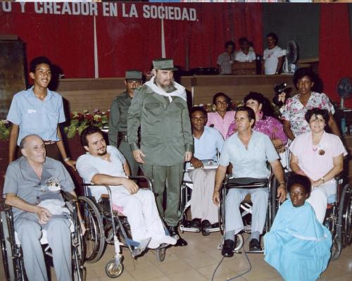 FSoldadodeIdeas's tweet photo. #FidelCastro participa en el Primer Congreso de la Asociación Cubana de Limitados Físico-Motores (ACLIFIM), el 19 de agosto de 1987.

https://t.co/QcmpugRWrT
#100AñosConFidel #Cuba #SomosContinuidad #RevoluciónCubana https://t.co/fKMVgZMBLQ