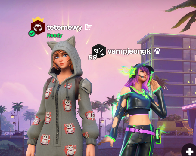howlingot7's tweet photo. your taekook of fortnite https://t.co/6wvJbTP5tJ