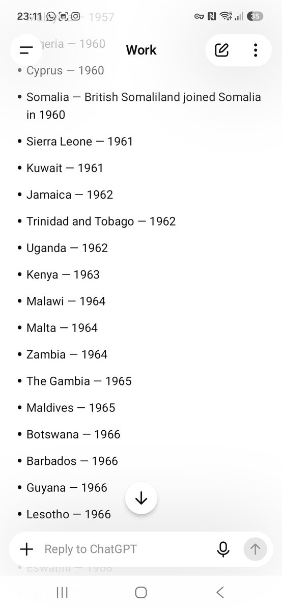 sammy_cfc's tweet photo. @staunchrestore @RoworthJack Just like these former colonies that Britain lost🤣 https://t.co/dH7dqSniHn