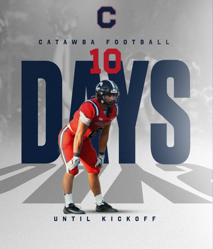 Ten days to kickoff for Catawba Football