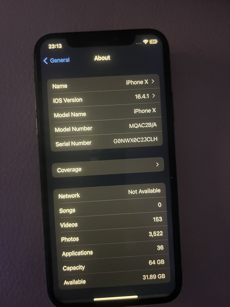 TrevorSone's tweet photo. So it’s obsolete? 
What’s it worth ?  iPhone X in perfect condition latest possible IOS and jaikbroken. 
All apps still function too. https://t.co/9cY5JgNZ9Z
