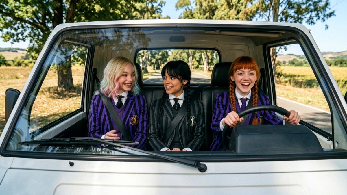 THYPIRATEAM's tweet photo. #FictionalCharacters #Actresses #YoungCelebrities #JennaOrtega #EvieTempleton #EmmaMyers #AI #4K #AIPhotography #Photoshop #PhotoManipulation #PhotoEdition #Street #InTheTown #Funny #ElectricCar #Fake #Fakes #CelebrityFakes #Artowork #Art #Artist #THYPIRATEAM https://t.co/7W1xJDuKuV
