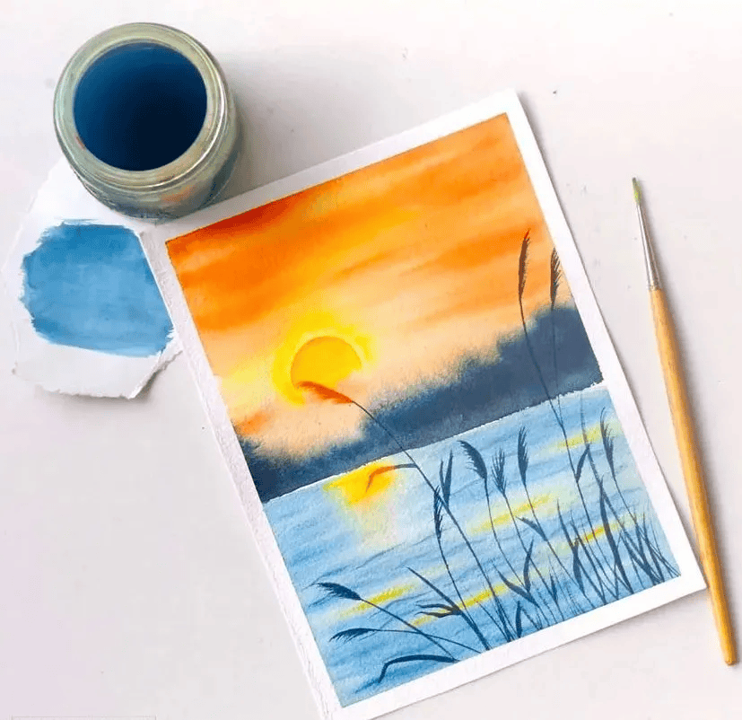 DensmoreAlex's tweet photo. Want to pick up a new skill this week Try easy watercolor sketching—all you need is paper and 3 basic brushes. Start small, have fun! https://t.co/IE1RovX9RP