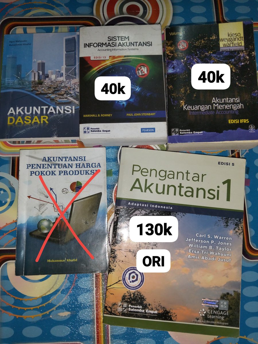 niceillays's tweet photo. @unicefess ikutan nitipp, yg pengantar akuntansi sold yahh https://t.co/F5VcBeZN9j
