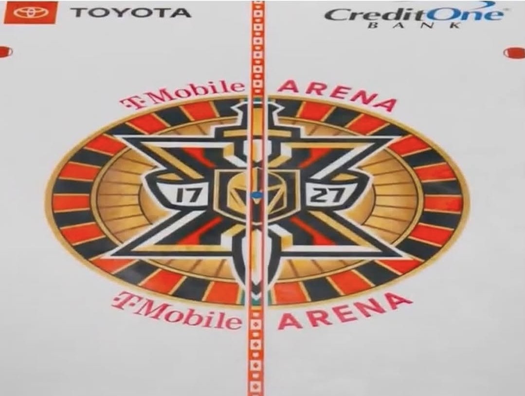 DavidPadovese's tweet photo. I have a theory. This is going to be involved in one of the new VGK jerseys. The Hometown remix jerseys or maybe the stadium series. But whould make more sense for the Hometown remix. #VegasBorn https://t.co/bSy8QbMSY0