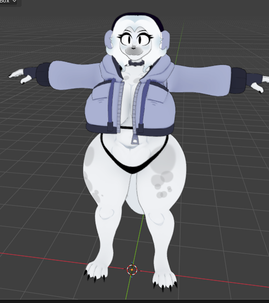 comedy7tragedy's tweet photo. Seal like character using @/Nonehub 's Stylized Temmie as a base https://t.co/YFMdQHDcuH
