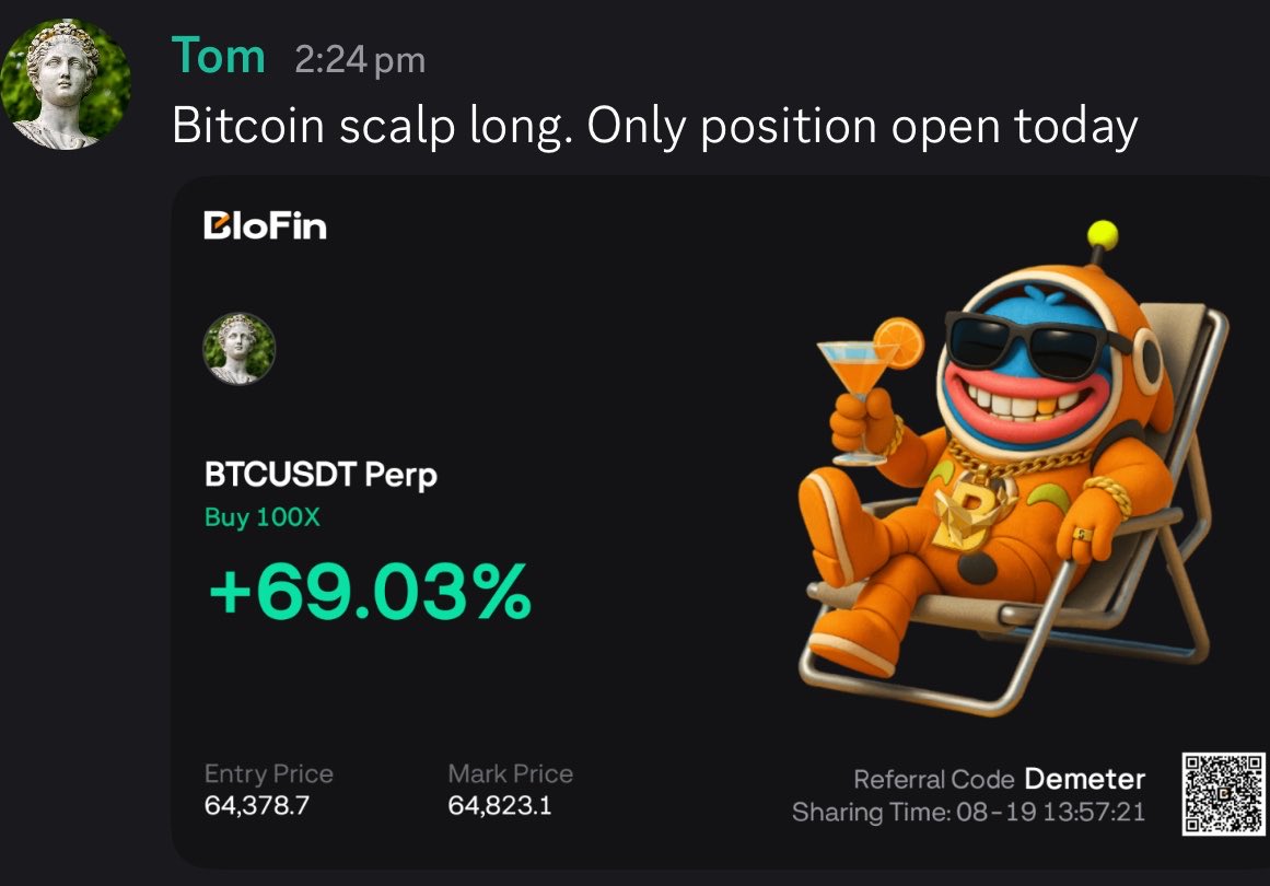 SMCircle_'s tweet photo. Summary 19.08.26 📜

Today was a day where the SMCircle sat back and reaped the fruits of their labour

With a move that caught the entirety of CT off guard, the SMCircle were prepared well in advanced profiting from a 8R trade.

https://t.co/L3GWVcgrZB

$btc $xau #smc #trade https://t.co/GL5TeI2T0z