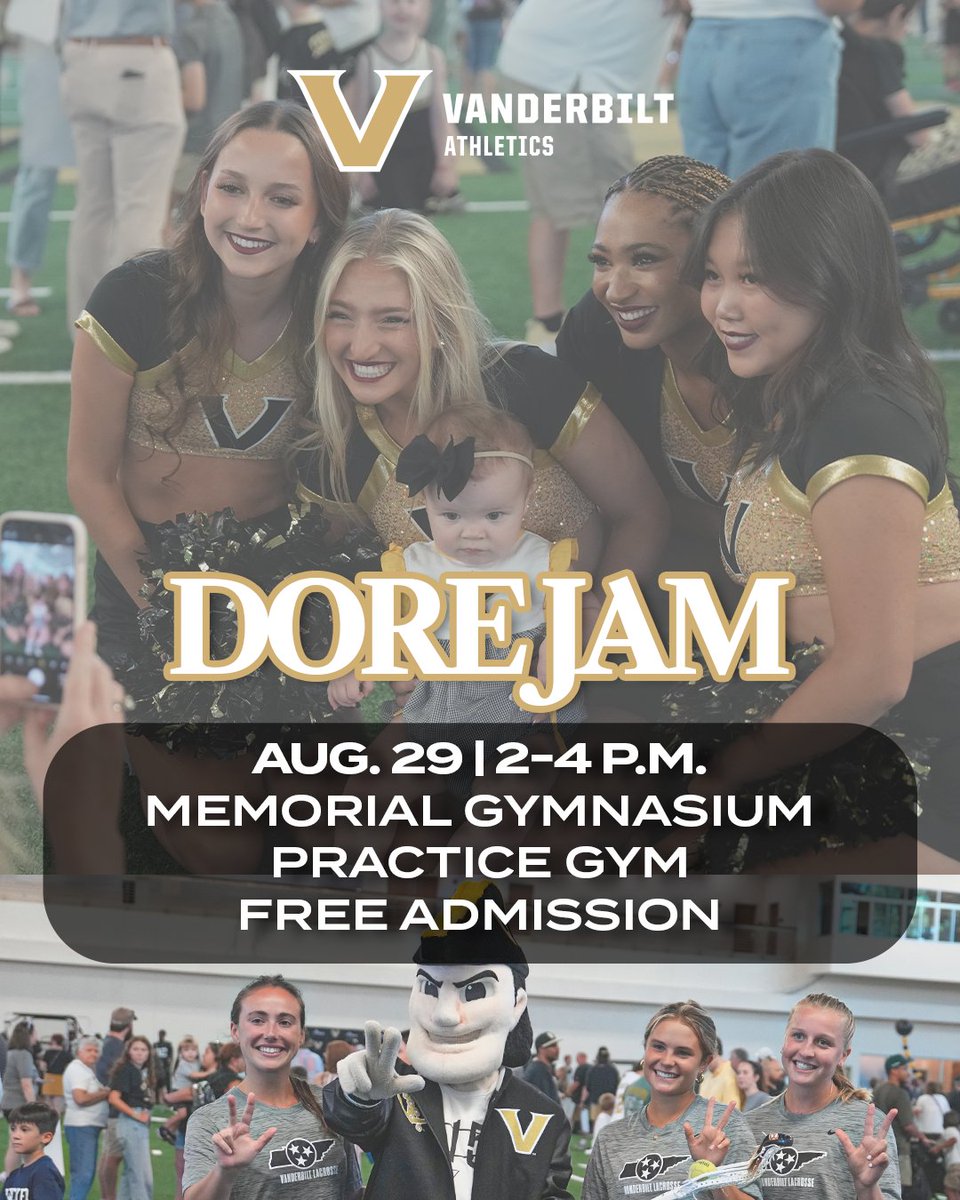 vucommodores's tweet photo. Dore Jam is almost here! We'll see you at Memorial Gym. https://t.co/B9xI2hB8W4