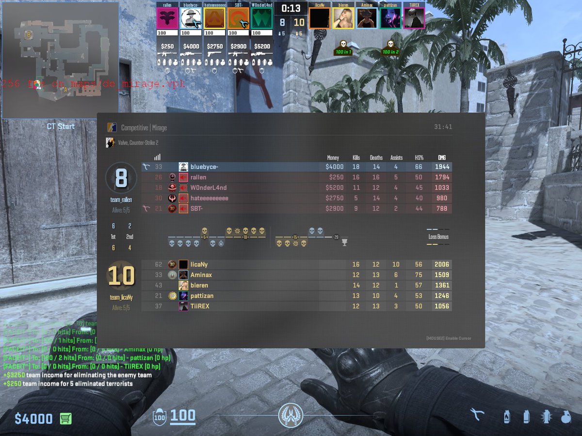 bluebyce's tweet photo. Played with two “pro” players who completely lost it because I called out basic rotations.

Got a Palace kill on pistol, called for a rotate — nobody moved. They kept dying mid, and when I said I’d leave A anchor to help, they tried to VOTE-KICK me.
@FACEIT_Darwin @FACEIT https://t.co/re2MlVIrRs