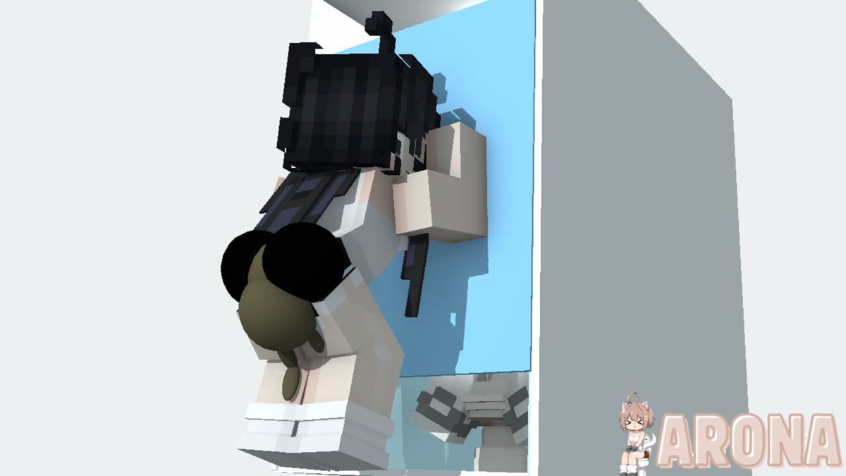 AronaNot_BA07's tweet photo. Double Trouble | Minecraft render | #toilet #poop #pee #couldnt #make #it #in #time https://t.co/Ln0pIkop96