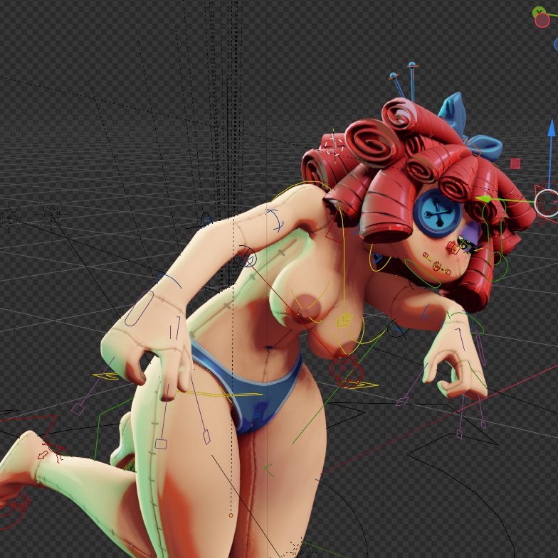 CoCoAlt99's tweet photo. At some point rag’s model started doing this when rendering and I don’t know how https://t.co/FTHRnZDM5V