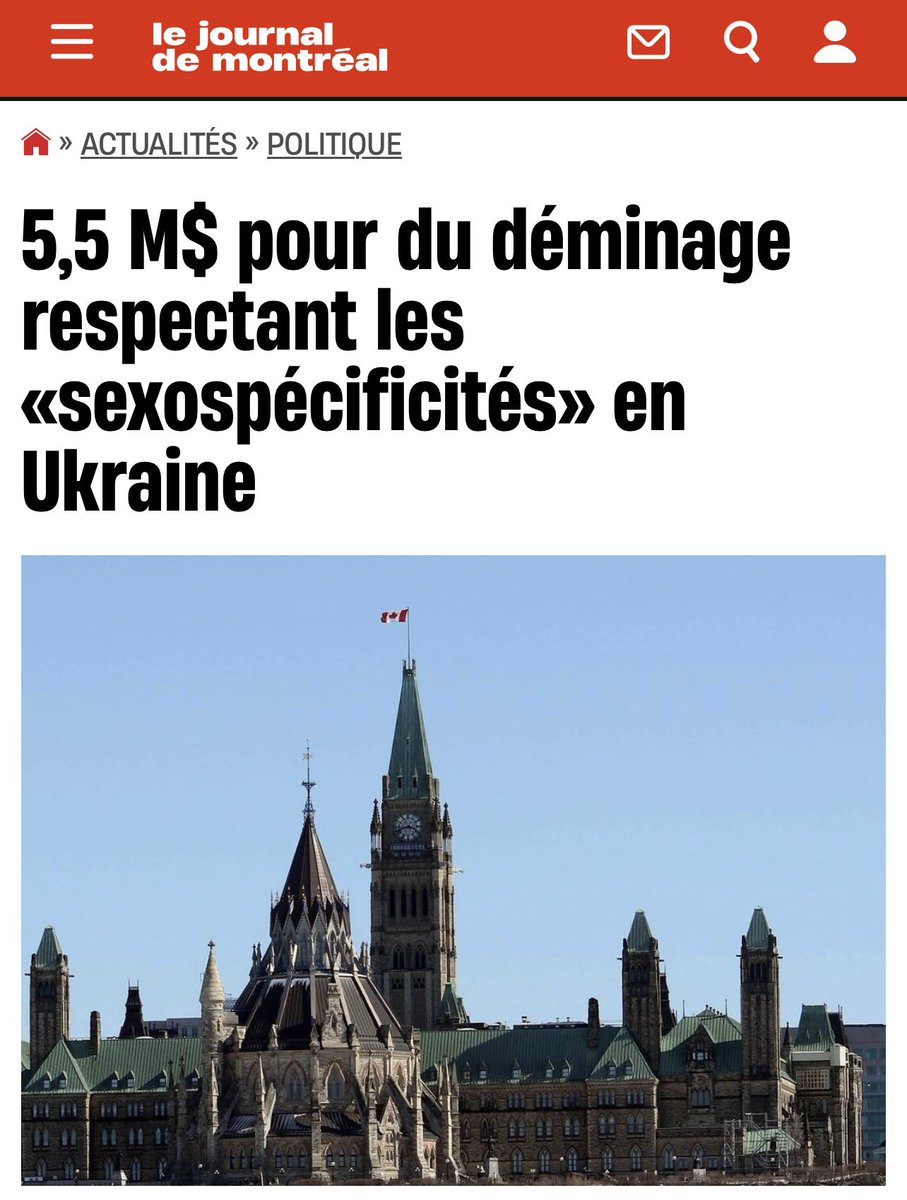 andrearthurciel's tweet photo. Corruption en Ukraine? On se demande vraiment comment ils s’y prennent pour détourner des sommes d’argent.

En février 2024, votre parti fédéral favori a annoncé « un financement de 5,5 millions de dollars pour un programme de déminage trans en Ukraine, en intégrant des critères d'égalité des genres et de diversité et d’égalité. »

Elbows Up!

*