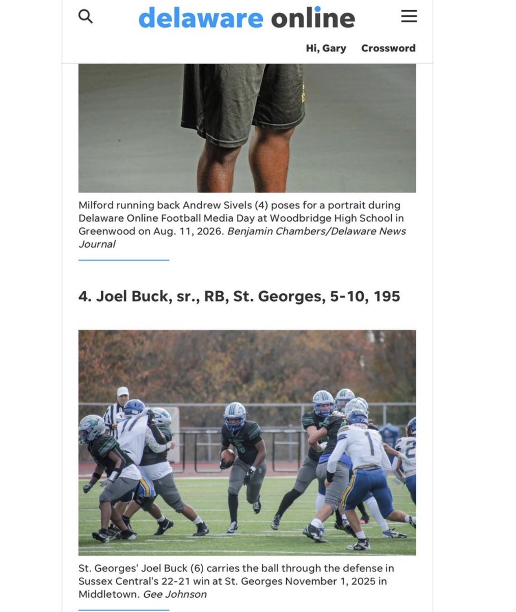 JoelBuck302's tweet photo. Thank you for the mention. Delaware high school media day was a great experience. Looking forward to this season. Go hawks @BradMyersTNJ , @delawareonline https://t.co/ss1nuMhoGP