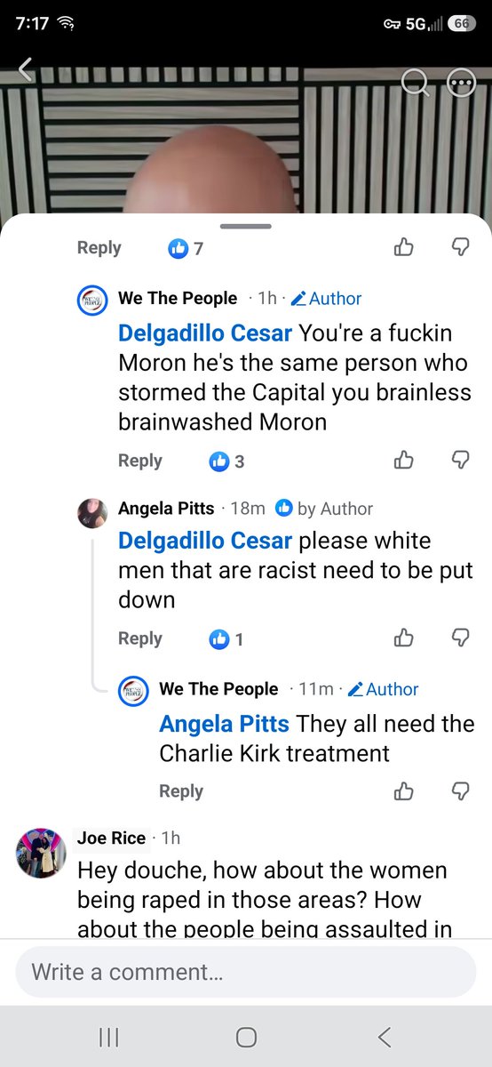 IcmcRj's tweet photo. How is this is this not being removed by FB/Reels whatever it is? He clearly states "They all should get the Charlie Kirk treatment" Anyone that goes against his views they all jump on to slander them. This is what mental health really looks like. https://t.co/HomlvlR3ne