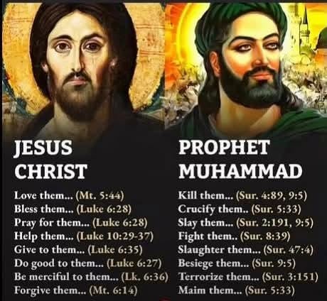 Diva0133's tweet photo. VERIFICACIÓN DE DATOS: Datos rápidos sobre la religión islámica
El profeta islámico Mahoma tuvo 11 esposas; se casó con una cuando ella tenía 6 años, torturó y mató al esposo de otra, ordenó matar a todos los perros en Medina declarando impura su saliva, y dijo a los hombres musulmanes que en el paraíso estarían rodeados de vírgenes con cuerpos perfectos que desearían tener relaciones sexuales todo el tiempo.

El infierno estará mayoritariamente lleno de mujeres, y aquellas que no lleven el velo o la cubierta facial quedarán colgadas del cabello, con los sesos hirviendo.

📷 600 años después de que Jesús fuera crucificado (y resucitara), Mahoma —que no sabía leer ni escribir— afirmó que Alá, a través del ángel Gabriel, le indicó lo que debía incluirse en el Corán.

Él recitaba la "revelación divina" y las personas que sabían leer y escribir actuaban como escribas, plasmando sus palabras en pergaminos, huesos y hojas de palma.
El libro completo se recopiló en un solo volumen tras su muerte.

📷 Mahoma esperó solo unos días después de matar al padre y al esposo de Safiyya bint Huyayy en Jaybar para tener relaciones sexuales con la adolescente.
Le dio a elegir: casarse con él o convertirse en su esclava sexual.

Mahoma tomó el asentamiento judío, mató a los hombres y se llevó a Safiyya, de unos 17 años, como botín de guerra.
• Padre ejecutado tras la batalla.
• Esposo torturado y luego asesinado por un tesoro oculto.
• Safiyya seleccionada de entre las cautivas y desposada.
• Consumación ocurrida 3 días después de la muerte de su familia.

📷 Respecto a su esposa de 6 años, dijo haber soñado dos veces que un ángel le traía a Aisha envuelta en una tela de seda y le decía que ella era su esposa.
Interpretó los sueños como una orden de Alá: se casó con ella y, según se dice, esperó a "consumar" el matrimonio hasta que ella cumplió nueve años.

📷 En cuanto a los perros: una noche, el ángel Gabriel no apareció y Mahoma atribuyó la ausencia a un cachorro que había ladrado bajo una cama.
Más tarde, al hablar con el ángel, este le dijo que no entra en una casa donde hay un perro. Así que ordenó matar a todos los perros de Medina, dictaminando más tarde que la saliva de los perros es impura.
Algunos dicen que los perros perciben a los demonios, y que el demonio se estaba haciendo pasar por el ángel Gabriel.

📷En las enseñanzas islámicas, el paraíso está repleto de recompensas sexuales eternas para los hombres creyentes, en forma de vírgenes creadas especialmente para ello, de ojos grandes y cuerpos perfectos.

Cada hombre recibe al menos dos, además de disfrutar de intimidad repetida con docenas o cientos de vírgenes.

Las mujeres que se niegan a cubrirse (hiyab) cometen un pecado de desobediencia que conduce al fuego del infierno; uno de los relatos describe a una mujer colgada por el cabello con el cerebro hirviendo por no haberse cubierto la cabeza.

Los hadices auténticos (*sahih*) también afirman que la mayoría de los habitantes del infierno son mujeres.

LOS MUSULMANES ISLAMISTAS SON TODA ESA PUTA MIERDA HUMANA DIABÓLICA. QUE ARDAN TODOS EN EL FUEGO. ESA ESCORIA DE HIJOS DE PUTA. @DIVA0133