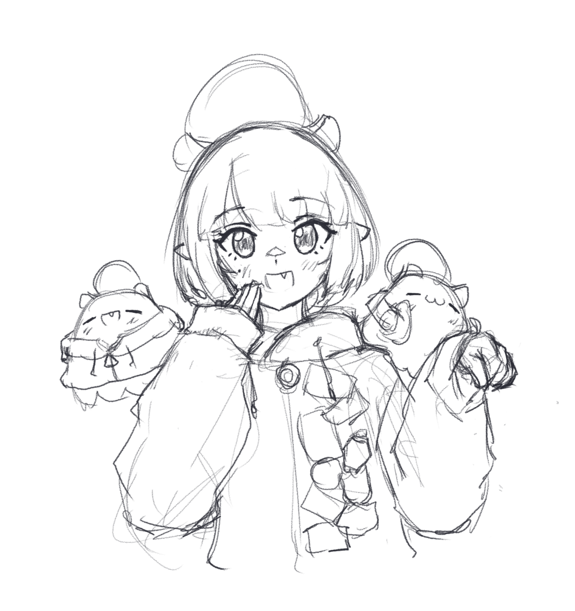 Chibi_RoggianX's tweet photo. Daily Ina #441 - Quick Sketch

#inART #いなート https://t.co/G7wD6loIDF