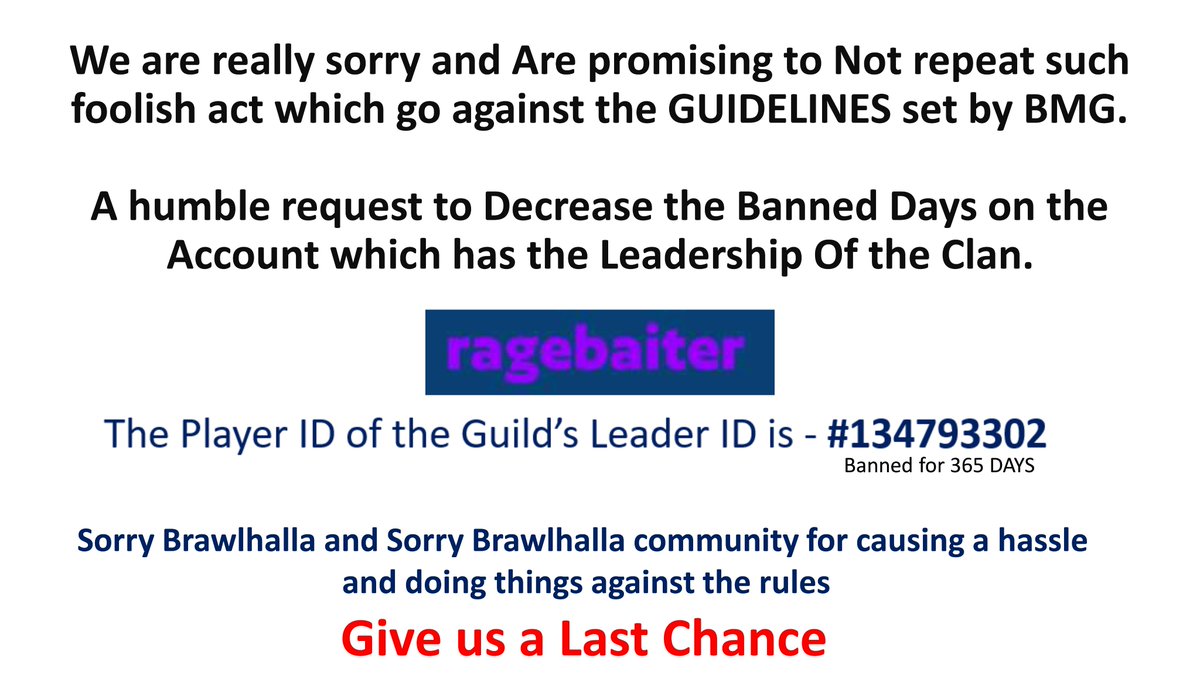 TheBrawlCentral's tweet photo. 🚨BREAKING🚨
SvK, the leader of Rank 2 Guild "ragebaiter", has RESPONDED to the guild's cheating allegations by Rank 1 Guild "TGG".
SvK apologised for the guild cheating, but launched their own exposé against "TGG" for using similar cheating methods.
#Brawlhalla #BHEsports https://t.co/dYxQ9MMzCc