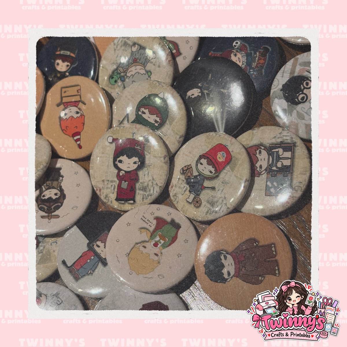 luvxgigi's tweet photo. wts lfb ph customized button pins
open for bulk order. dm us!

available sizes:
25mm, 32mm &amp; 58mm

help rt tysm! https://t.co/j0USrkgnEB