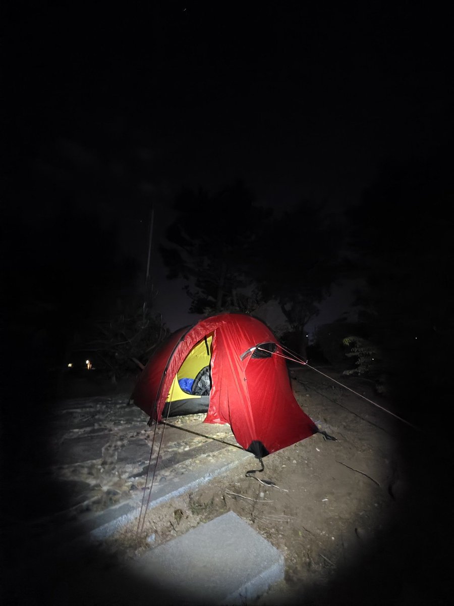 cu17315400's tweet photo. Woke up to fresh mountain air, the crunch of pine needles, and a perfect sunrise over my tent—this is the slow, good kind of reset we all need. https://t.co/Aq1dcCKQh5