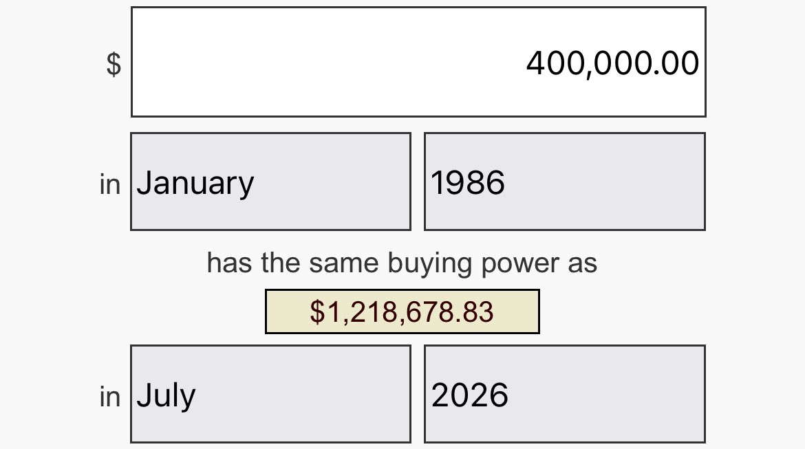 shakingskies's tweet photo. 400k was also a lot of $$$ back then https://t.co/davjLlFZHi