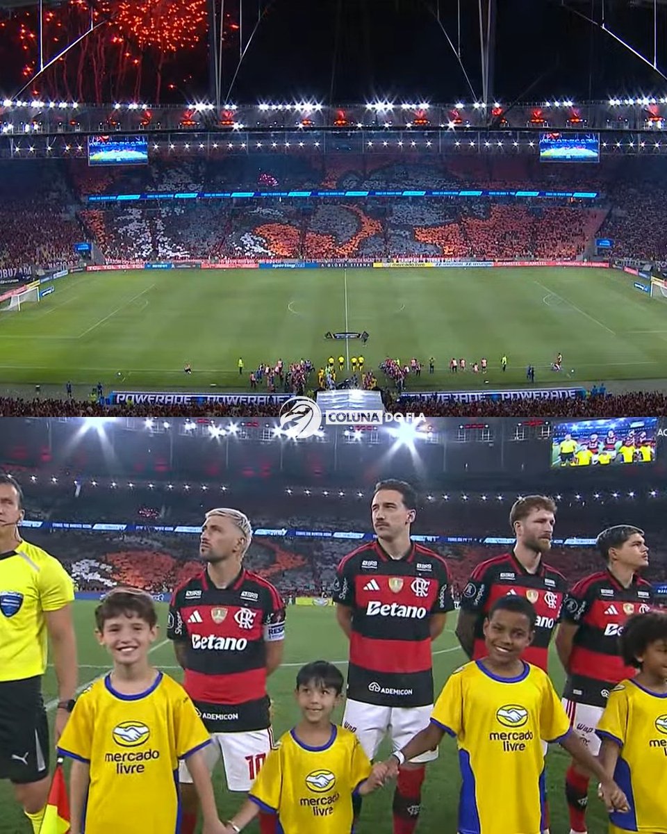 ColunadoFla's tweet photo. MOSAICO ESPETACULAR DA NAÇÃO RUBRO-NEGRA! 🔴⚫️

QUE FESTA SENSACIONAL NO MARACANÃ! 🤩🏟️ https://t.co/fbNg1R7L6a