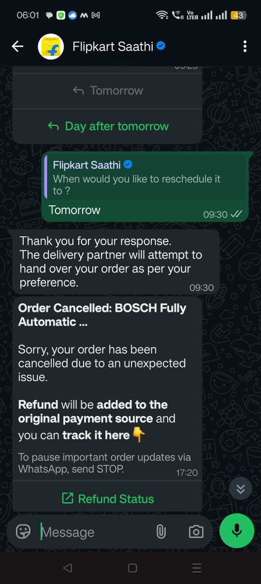 subbu99889's tweet photo. @flipkartsupport @Flipkart @FlipkartStories @2GUD  Frustrated with my water filter delivery! Order got cancelled after a driver showed up at the wrong rescheduled time while I wasn't home. I want my order re-delivered at the same Aug 15 deal price. Order : OD338371517733661100 https://t.co/RGhNX9febj