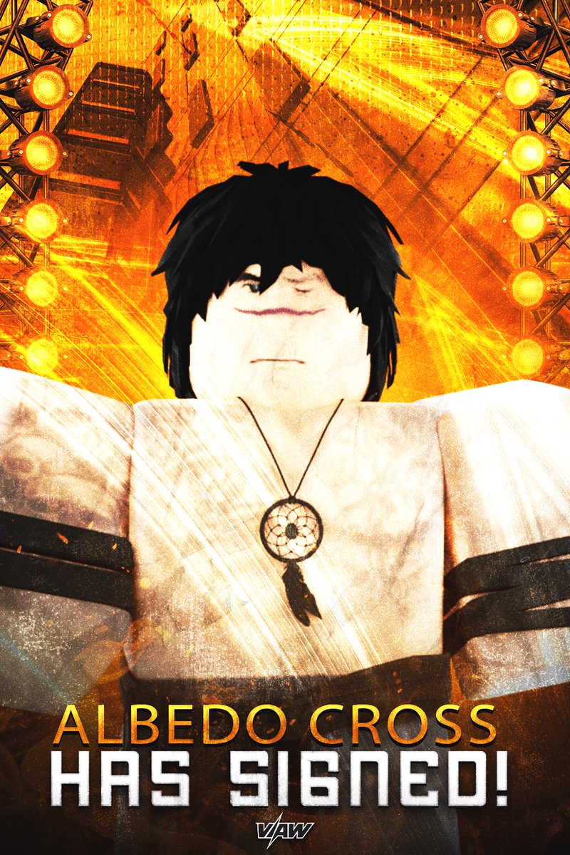 VAW_Roblox's tweet photo. #VAW Has Signed @AlbedoCross https://t.co/NnOF5GEB4G