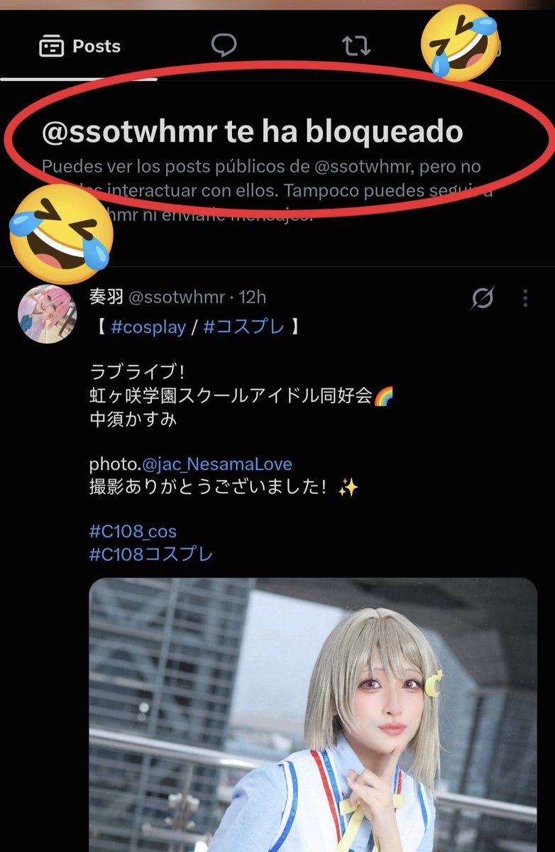 DHNeverDies's tweet photo. @ssotwhmr SHE (or he i cannot say fr 😂) GOT PISSED OFF INSTANTLY FOR NOTHING 😂😂😂 Like hell that was one hella good Sanji cosplay indeed, am I right? https://t.co/s4iPEn4TRk