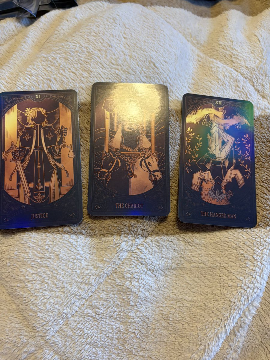 Atlas_cos's tweet photo. Okay I got sent new Trading Tarot cards, and they were random this time! BUT NO HEATH?! Sobbing right now, dhmu /j

I also think they know Crius is my second favorite https://t.co/Pv8NvQahtb