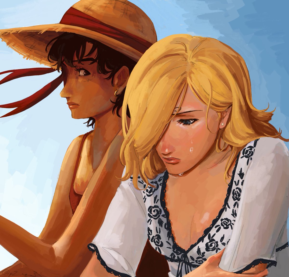 pi_nque's tweet photo. check in #luffy #sanji #lusan #ONEPIECE 🥗 https://t.co/NSGzrZlFUy