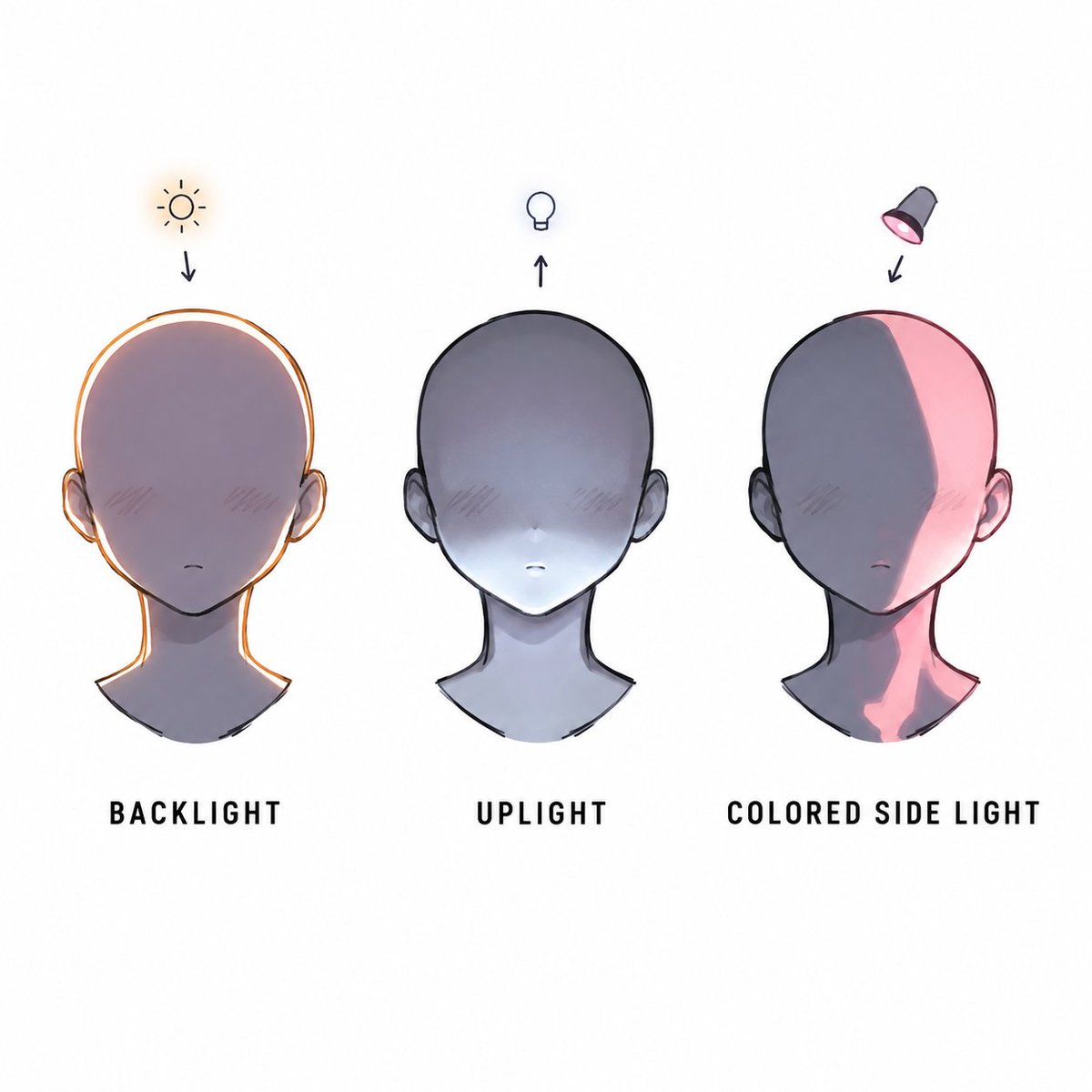 ezdrawps's tweet photo. Different types of lighting https://t.co/eAIkcvMgpq