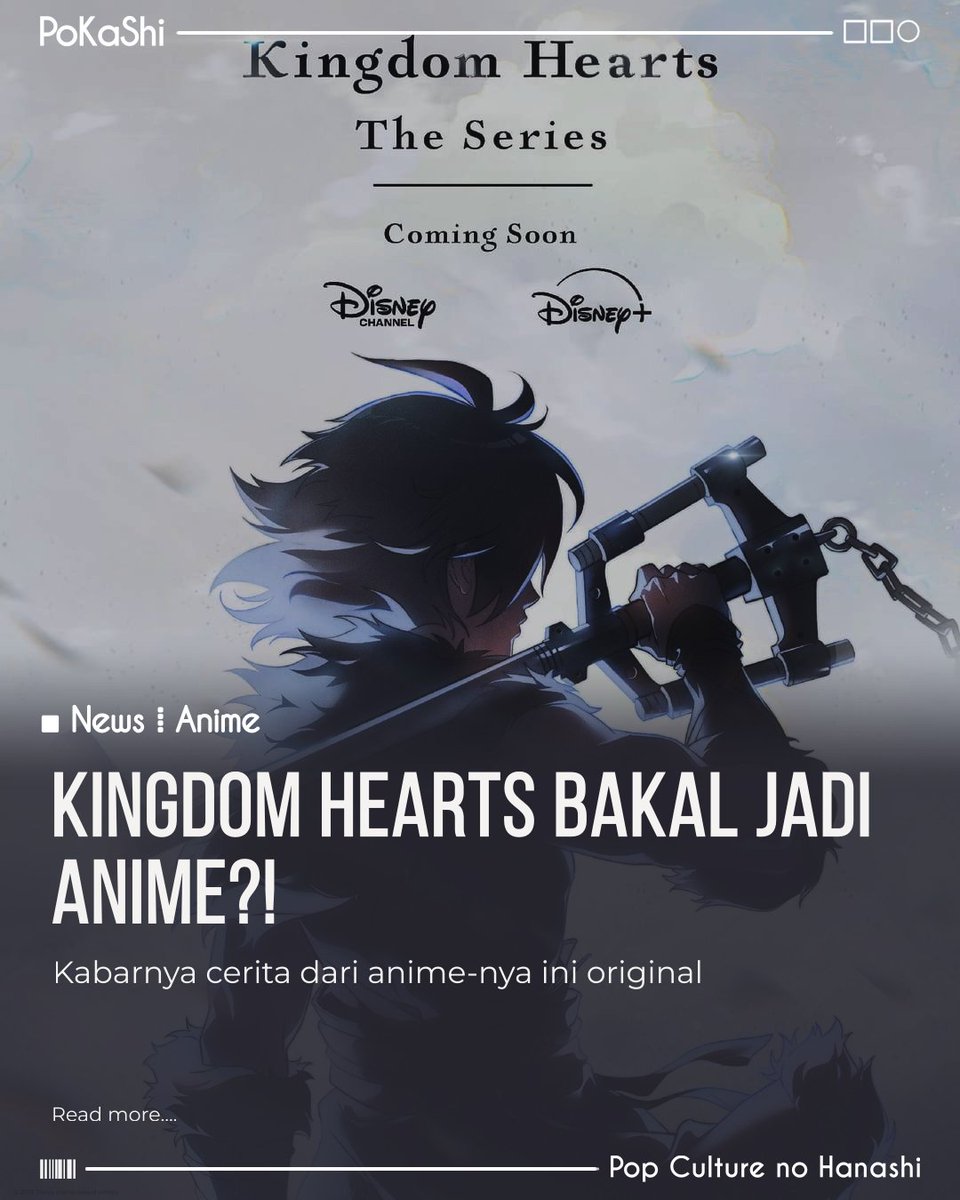 pokashinetwork's tweet photo. Tidak hanya pengumuman tentang gim terbarunya, serial Kingdom Hearts akan diadaptasi menjadi serial anime. Rencananya serial ini akan memiliki cerita original dan ditayangkan di layanan streaming Disney+.
.
#kingdomhearts #disney #rpg #game #anime https://t.co/Gu5QCjHzUT