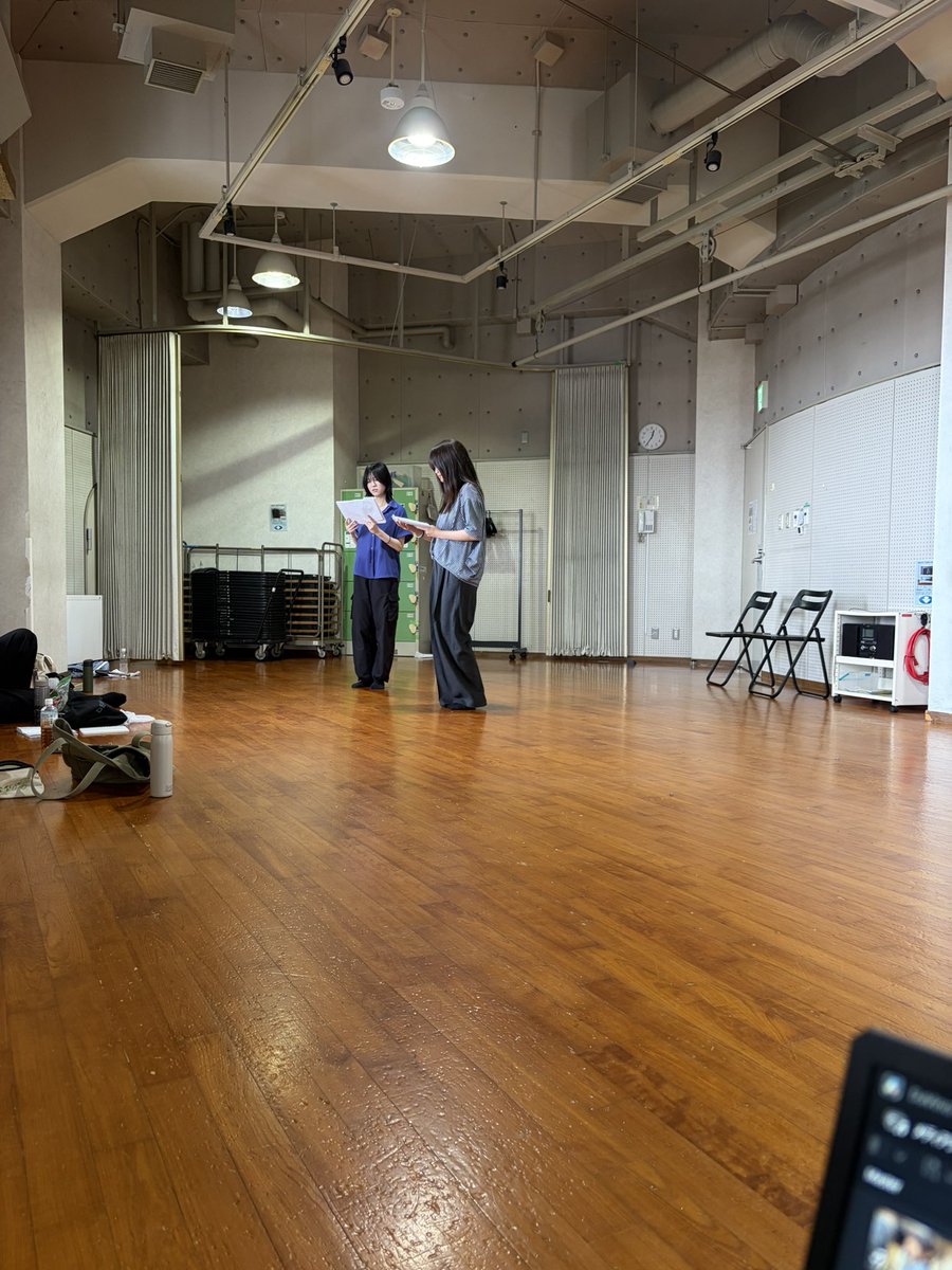 Korinproject's tweet photo. 8月17日の練習風景です！
今日も、キャストの皆さん頑張ってます！ https://t.co/xFdHB7cd2X