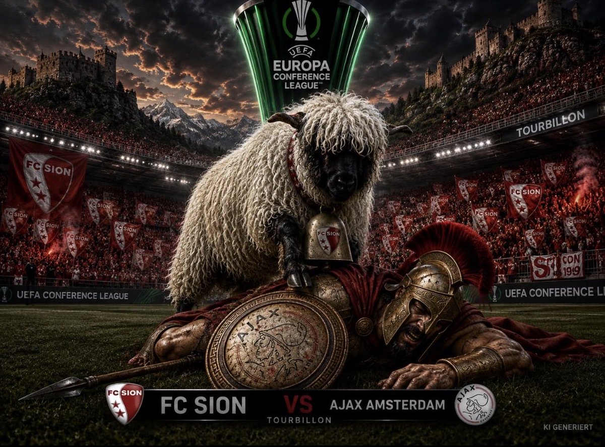 1909_sion's tweet photo. Matchday 🔴⚪️

FC Sion-Ajax Amsterdam

@FCSion @AFCAjax https://t.co/pTCi3ph8UQ